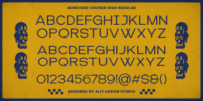 Boneyard Cruiser High Font Poster 5