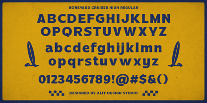 Boneyard Cruiser High Font Poster 4