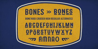 Boneyard Cruiser High Font Poster 6