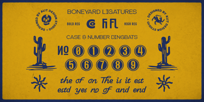 Boneyard Cruiser High Font Poster 7