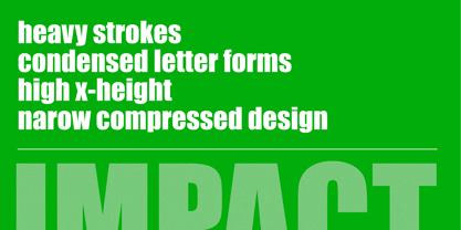 Impact Font Poster 4