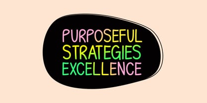Noble Purpose Font Poster 3