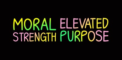 Noble Purpose Font Poster 2