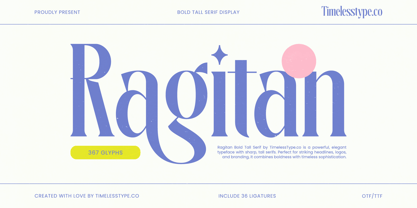 Ragitan Font Poster 1