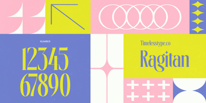Ragitan Font Poster 9