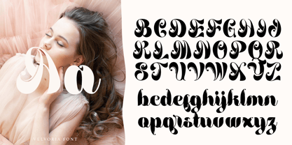 Velvoria Font Poster 3