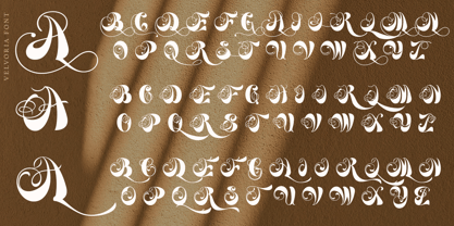 Velvoria Font Poster 9