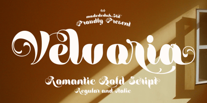 Velvoria Font Poster 1