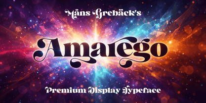 Amarego Font Poster 1