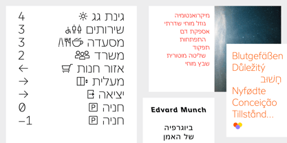 Atwic Hebrew Font Poster 11