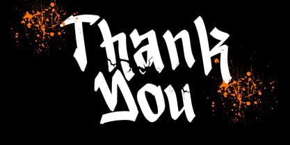 Vandal Rush Font Poster 7