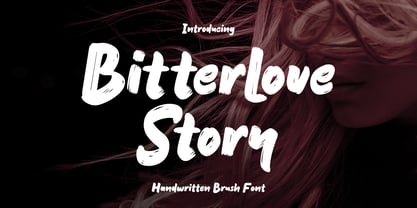 Bitterlove Story Font Poster 1