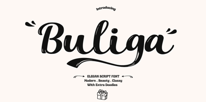 Buliga Font Poster 1