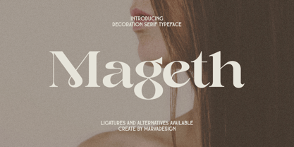 Mageth Font Poster 1