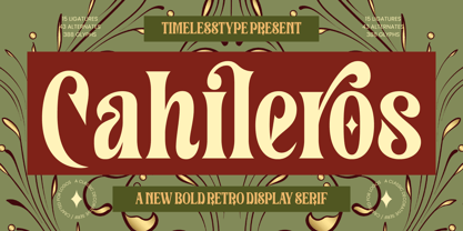 Cahileros Font Poster 1