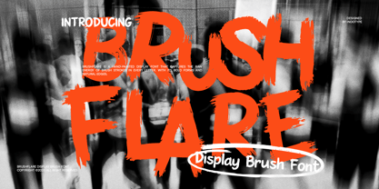 IT Brushflare Font Poster 1