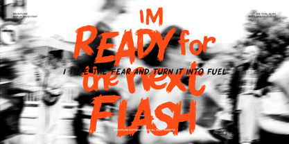 IT Brushflare Font Poster 6