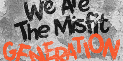 IT Brushflare Font Poster 2