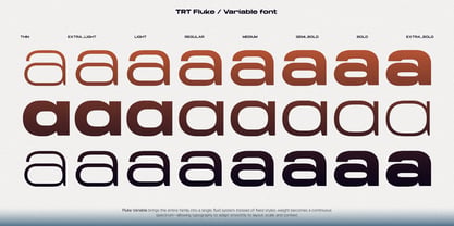 TRT Fluke Font Poster 3
