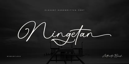 Ningetan Font Poster 1