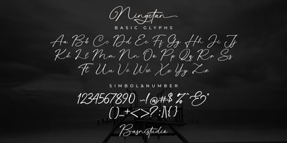 Ningetan Font Poster 10