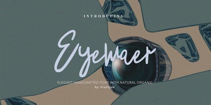 Eyewaer Signature Font Poster 1