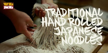 VLNL Soba Font Poster 4
