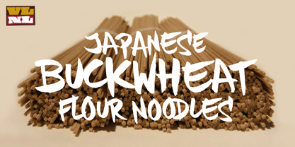 VLNL Soba Font Poster 2