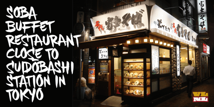 VLNL Soba Font Poster 9