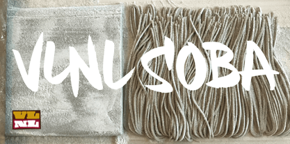 VLNL Soba Font Poster 1