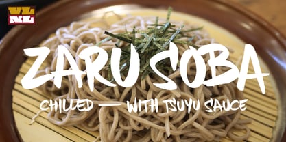 VLNL Soba Font Poster 5