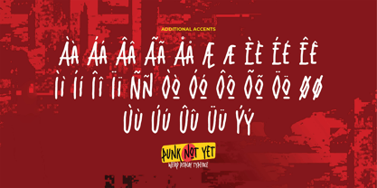 Punk Not Yet Font Poster 8
