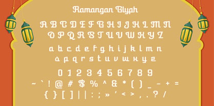 Ramangan Font Poster 7