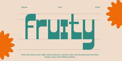 Bigose Font Poster 5