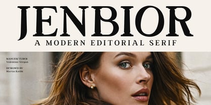 Jenbior Font Poster 1