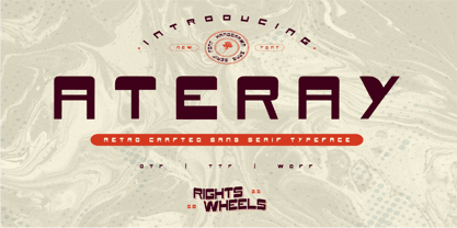 Ateray Font Poster 1