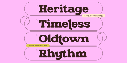 Ganttie Rought Font Poster 7