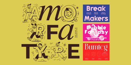 Ganttie Rought Font Poster 6