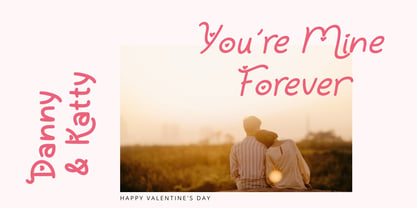 Heartova Font Poster 2