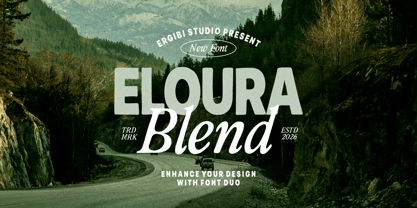 Eloura Blend Font Poster 1