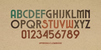 Voltdeco 1920 Font Poster 4