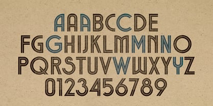 Voltdeco 1920 Font Poster 6