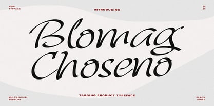 Blomag Choseno Font Poster 1