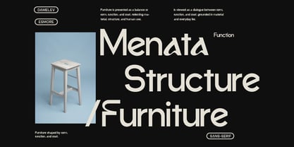 DV Esmore Font Poster 4