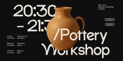DV Esmore Font Poster 6