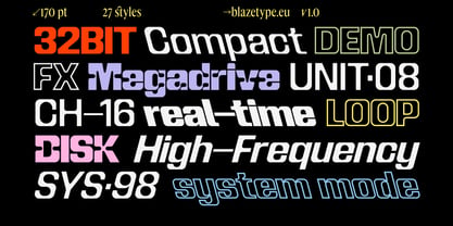 Recorder Font Poster 2