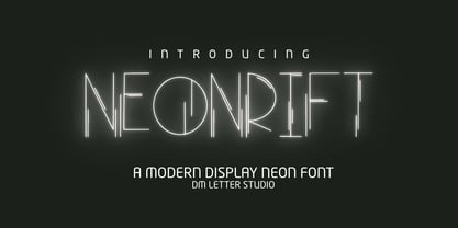Neonrift Font Poster 1
