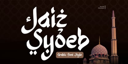 Jaiz Syoeb Font Poster 1