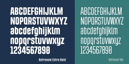 Astronum Font Poster 9