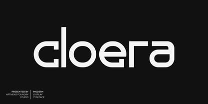 Cloera Font Poster 1